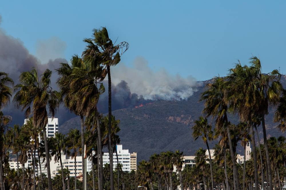 Los Angeles amid Tuesday's wind storm