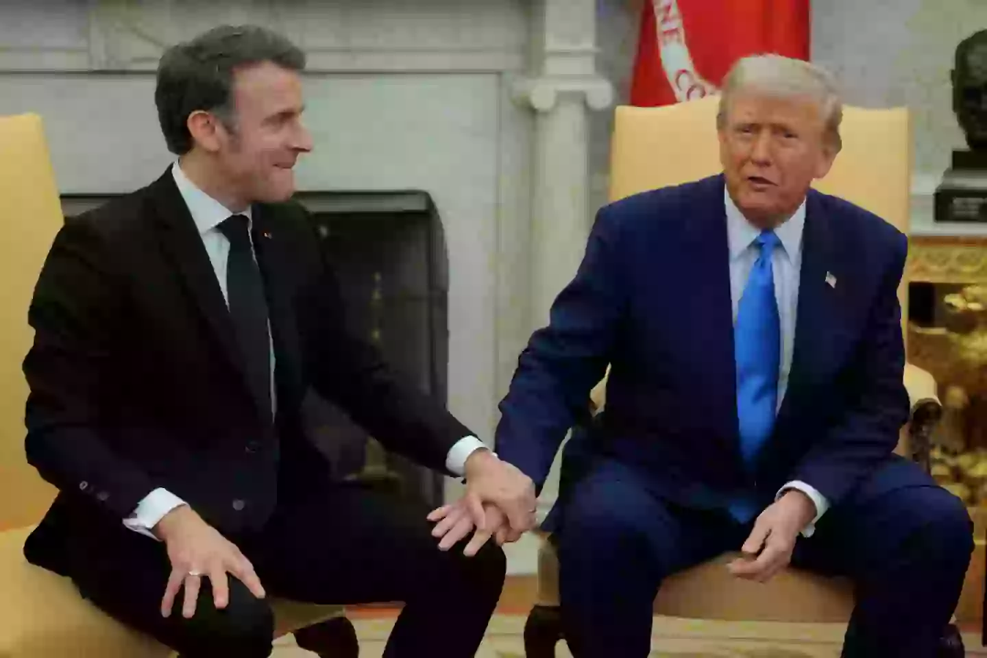 French president Emmanuel Macron visited Donald Trump at the White House recently (Chip Somodevilla/Getty Images)