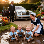 The millionaire fired the nanny because she had let his children play in the mud… but he eventually faced the truth.