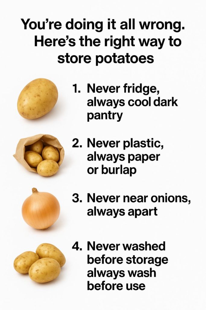 You’re doing it all wrong. Here’s the right way to store potatoes