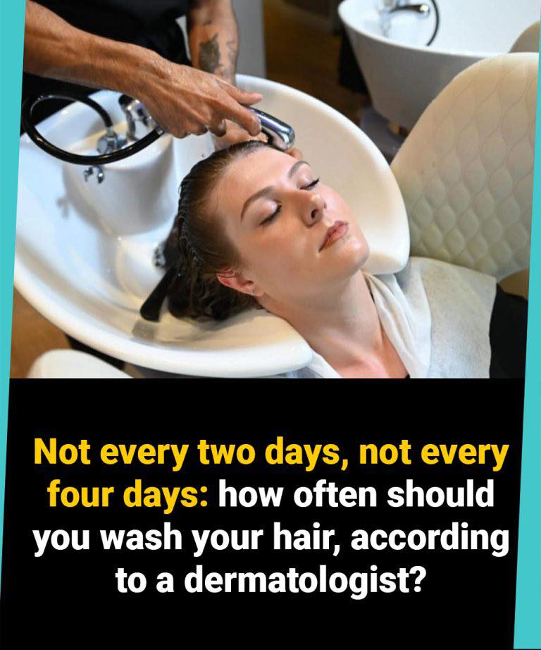 Not every two days, not every four days: how often should you wash your hair, according to a dermatologist?