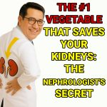 Taking care of your creatinine: the vegetable that many specialists include in the diet.