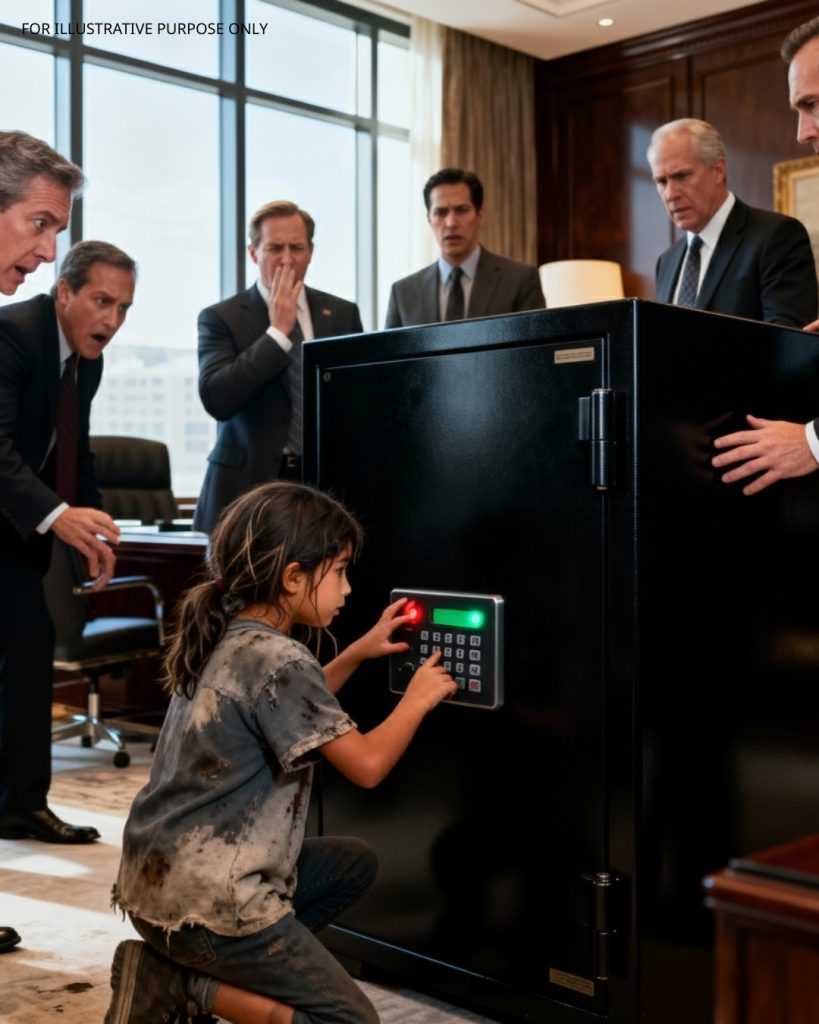 ‘I’ll Give You One Hundred Million If You Can Open The Safe,’ The Billionaire Laughed — Until The Cleaning Lady’s Barefoot Son Gave An Answer That Silenced The Room.