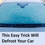 Quick trick to defrost your car window in seconds
