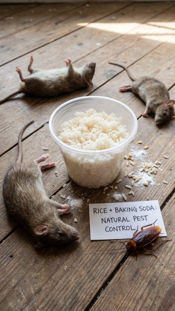 How to get rid of rats and cockroaches with rice: An effective and natural home remedy