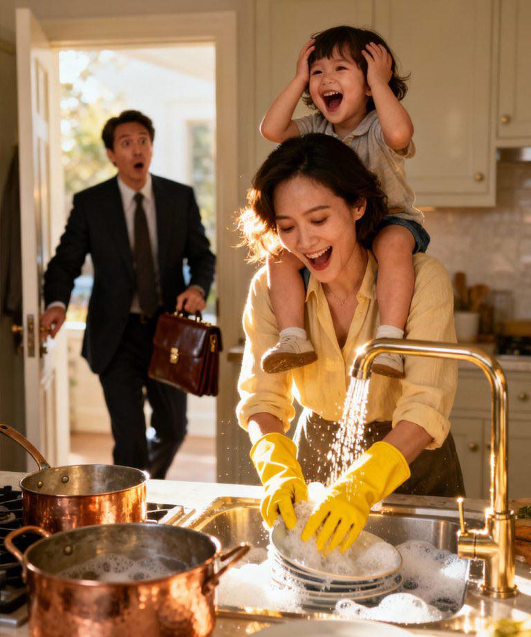 The Millionaire Returns Home Early… and Almost Faints at What He Sees