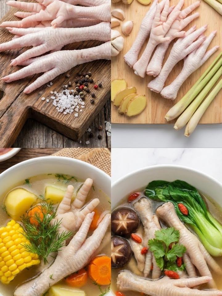 Great benefits of chicken feet