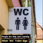 Meaning behind the ‘WC’ sign outside bathrooms