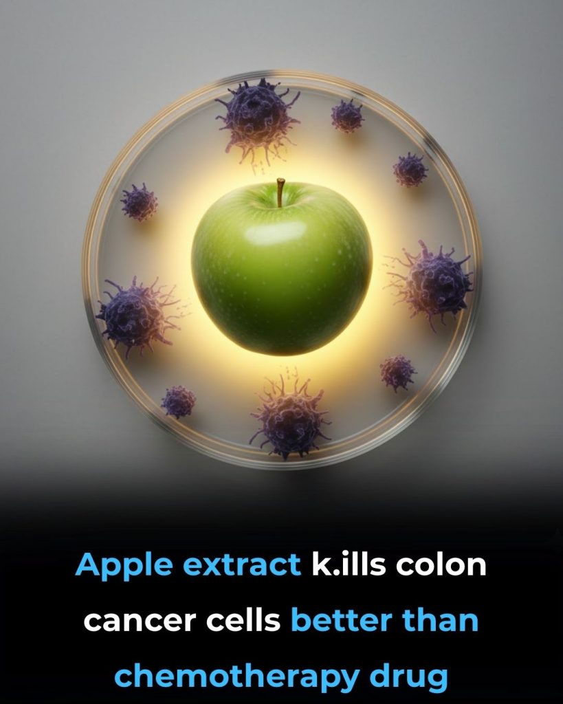 Apple extract kills colon cancer cells better than chemotherapy drug
