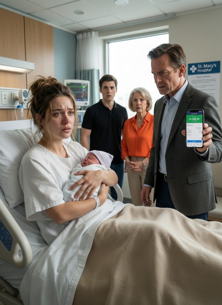 After I gave birth, my wealthy dad came to me and asked: “Honey, are the $4,000 a month not enough for you?” I replied: “What money, Dad?” At my dad’s angry look, my husband and my mother-in-law froze…