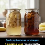 Soaking bananas in vinegar: 4 amazing uses recognized by experts, everyone loves it