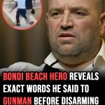 Bondi Beach hero reveals exact words he said to gunman before disarming him during horror attack