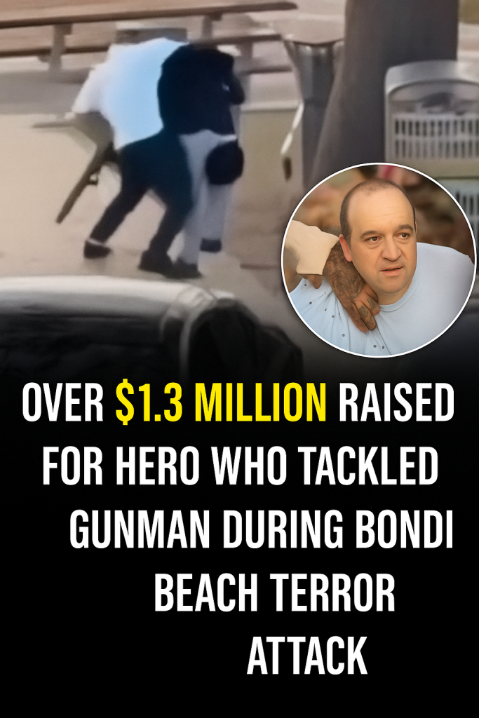 Over $1.3 million raised for hero who tackled gunman during Bondi Beach terror attack