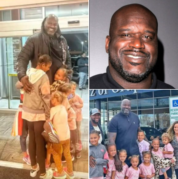 Shaq surprises family of 11 with two new cars and more