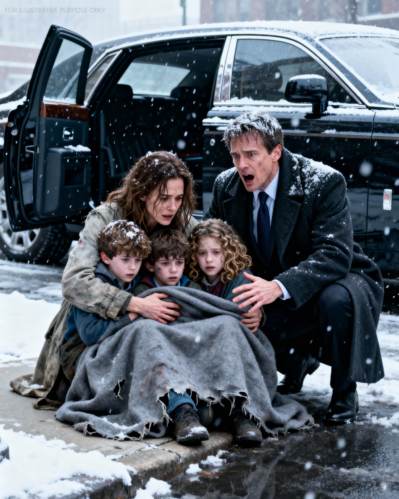 He Found His Ex-Wife and Three Children Freezing on the Street—Then Realized the Kids Had His Eyes… What Happened Next Shattered His Heart…