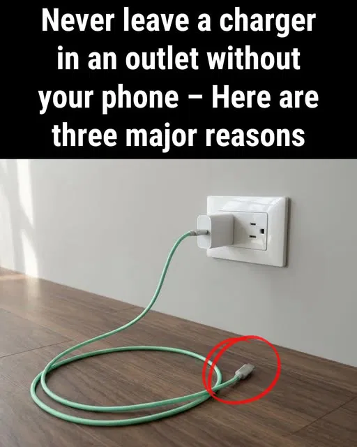 Why You Should Never Leave a Charger in an Outlet Without Your Phone!
