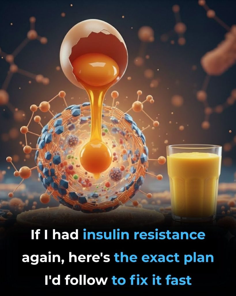 If I had insulin resistance again, here’s the exact plan I’d follow to fix it fast