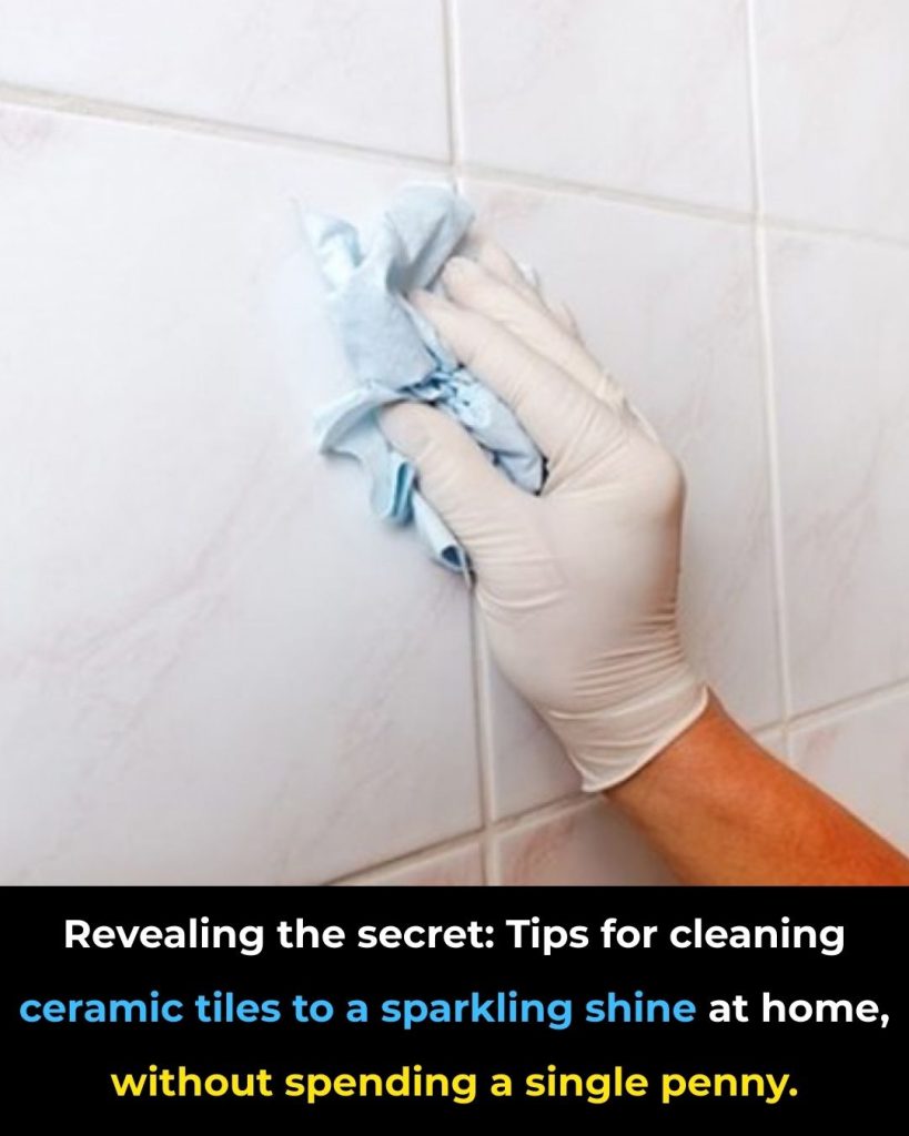 Secret Tip: How to Clean Tile Floors and Make Them Shine, Without Spending a Dime