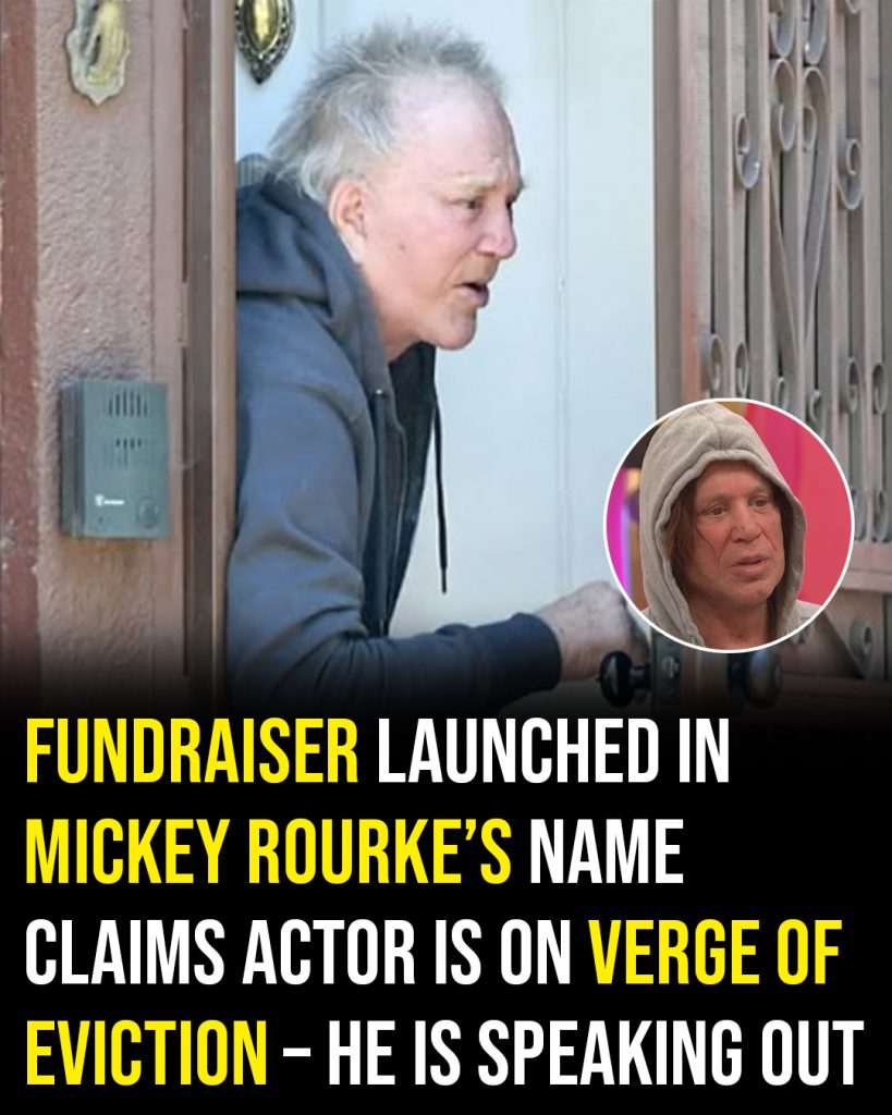 GoFundMe set up for Mickey Rourke to ‘prevent eviction’