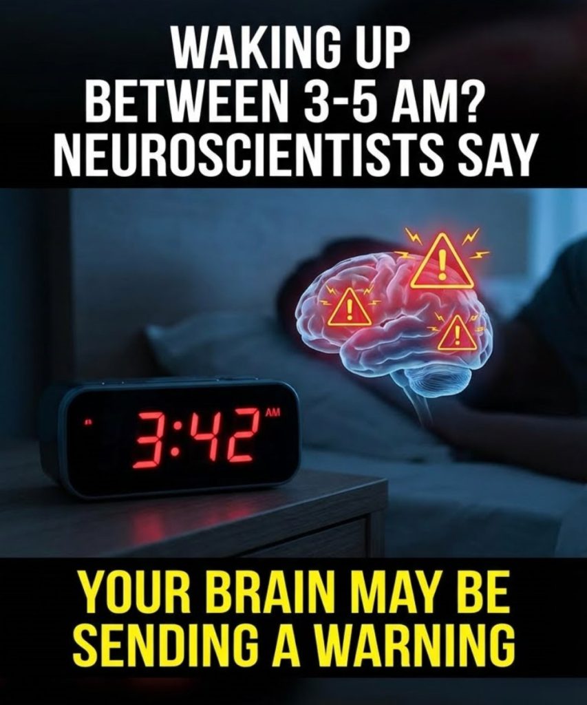 Waking Up Between 3–5 AM? Neuroscientists Say Your Brain May Be Sending a W.arning