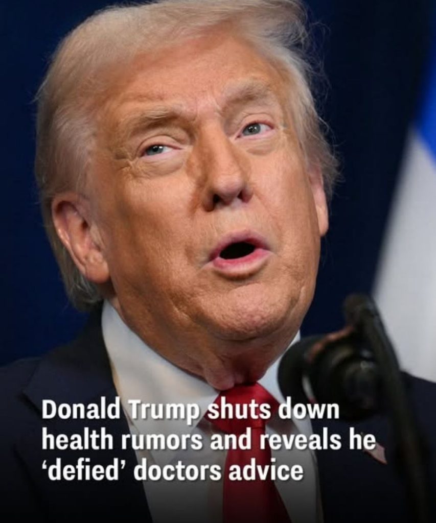 Donald Trump dismisses health speculation in new interview, admits he didn’t fully follow medical advice