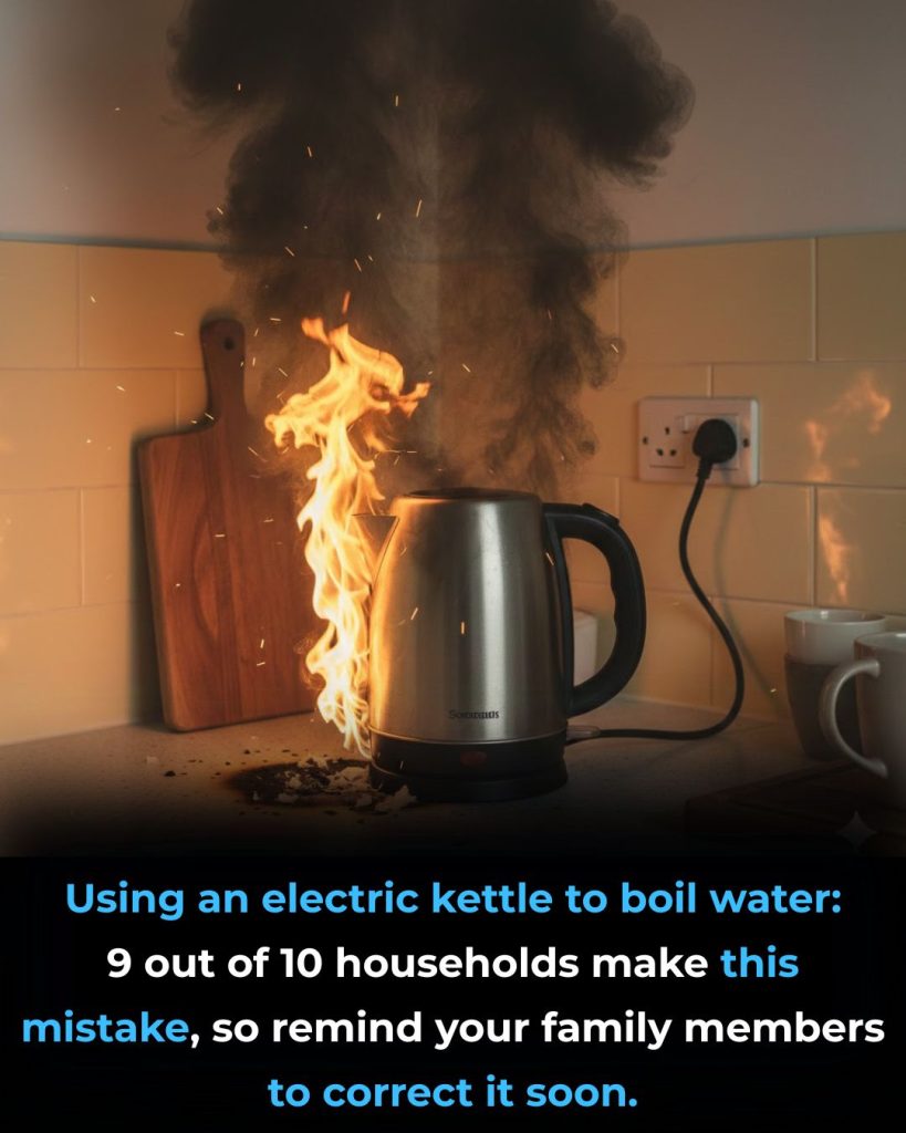 Using an electric kettle to boil water: 9 out of 10 households make this mistake, so remind your family members to correct it soon