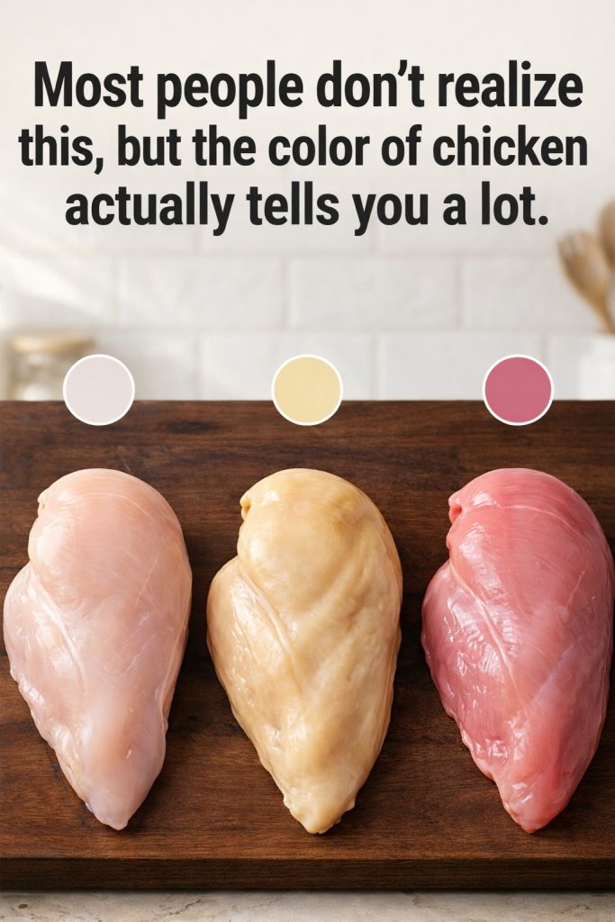 It’s surprising that the connection between chicken color and quality is still unclear to some