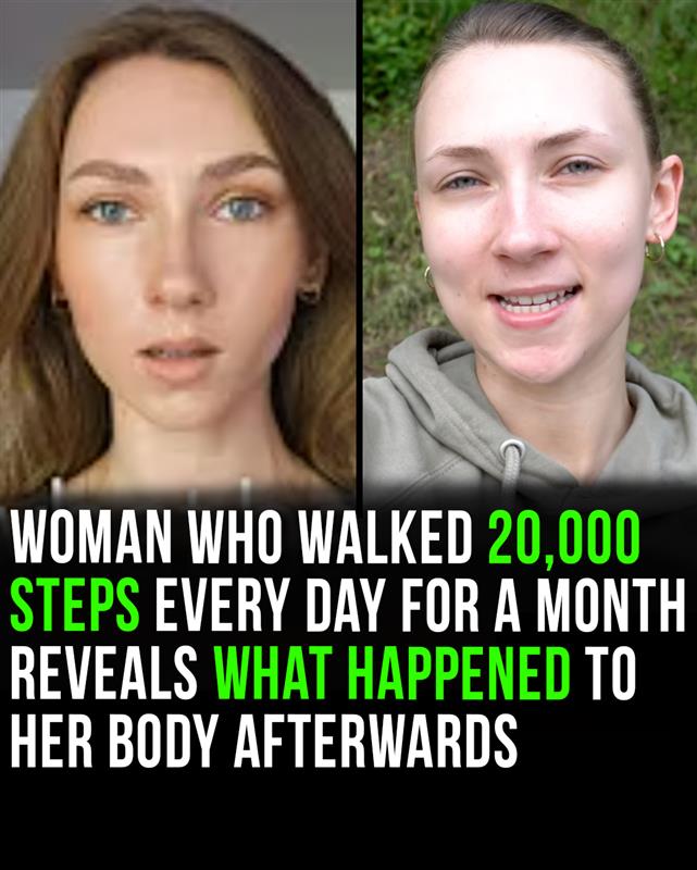 Woman who walked 20,000 steps every day for a month reveals what happened to her body afterwards