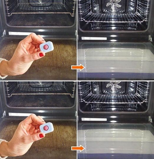 How to Thoroughly Clean and Degrease the Oven with a Dishwasher Tablet