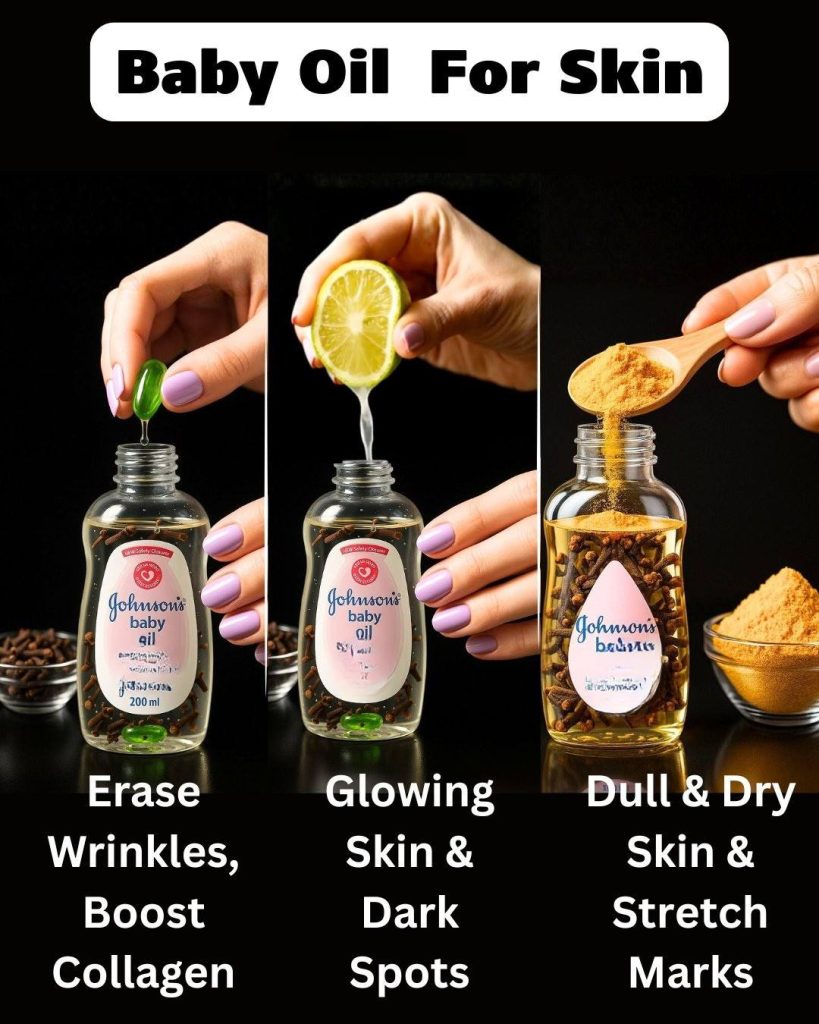 7 Best Ways To Use Baby Oil For Beautiful Skin
