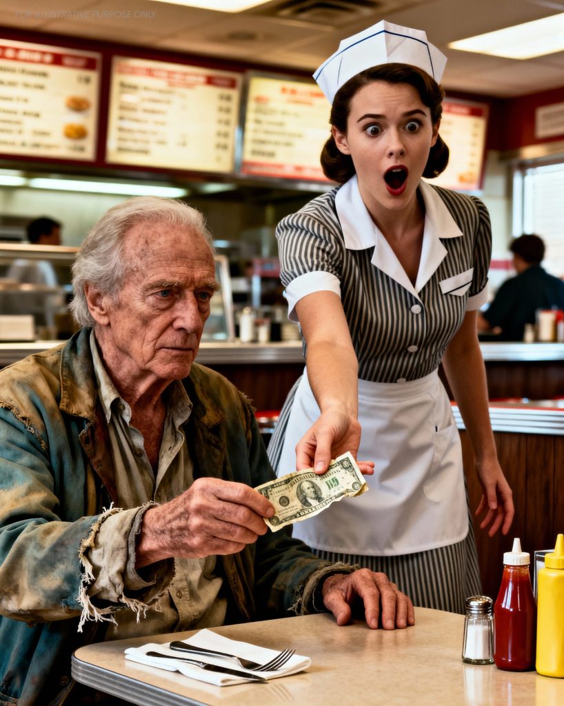 “WHY ARE YOU DOING THIS?” — The billionaire tipped the waitress $5 to test her — Her answer made the billionaire rewrite his will…