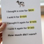 Cow math puzzle: Are you smart enough to solve it?