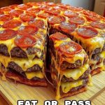 Ultimate Double Cheeseburger Pizza Stack