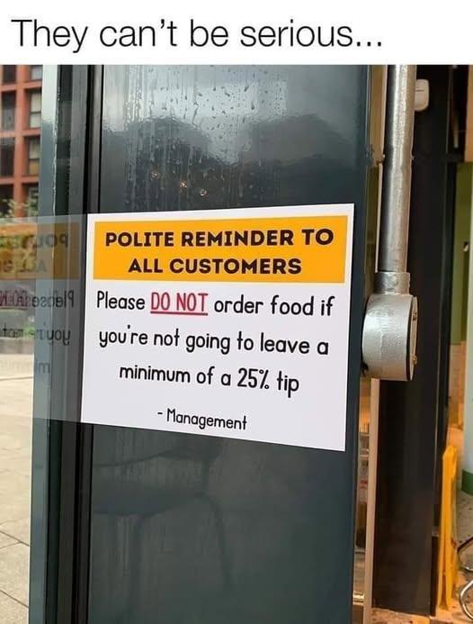 Man’s 25% Tip Refusal Sparks Debate Over Tipping Culture