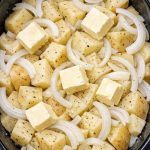 Put potato chunks, butter, and sliced onions in the slow cooker and get a meal so delicious your family will be begging for more.