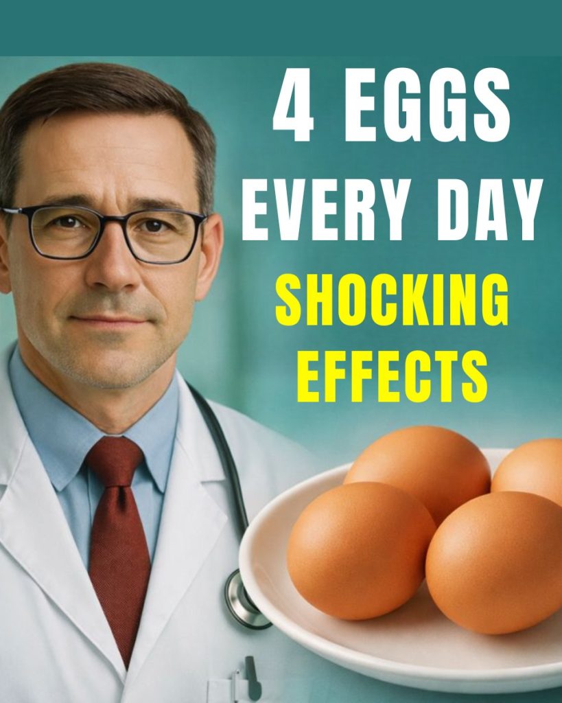 What happens to your body if you eat 4 eggs every day, according to medical explanations