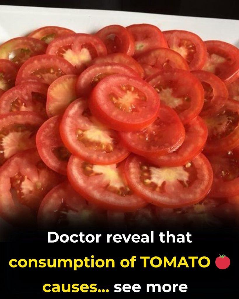 Doctor reveal that consumption of TOMATO causes