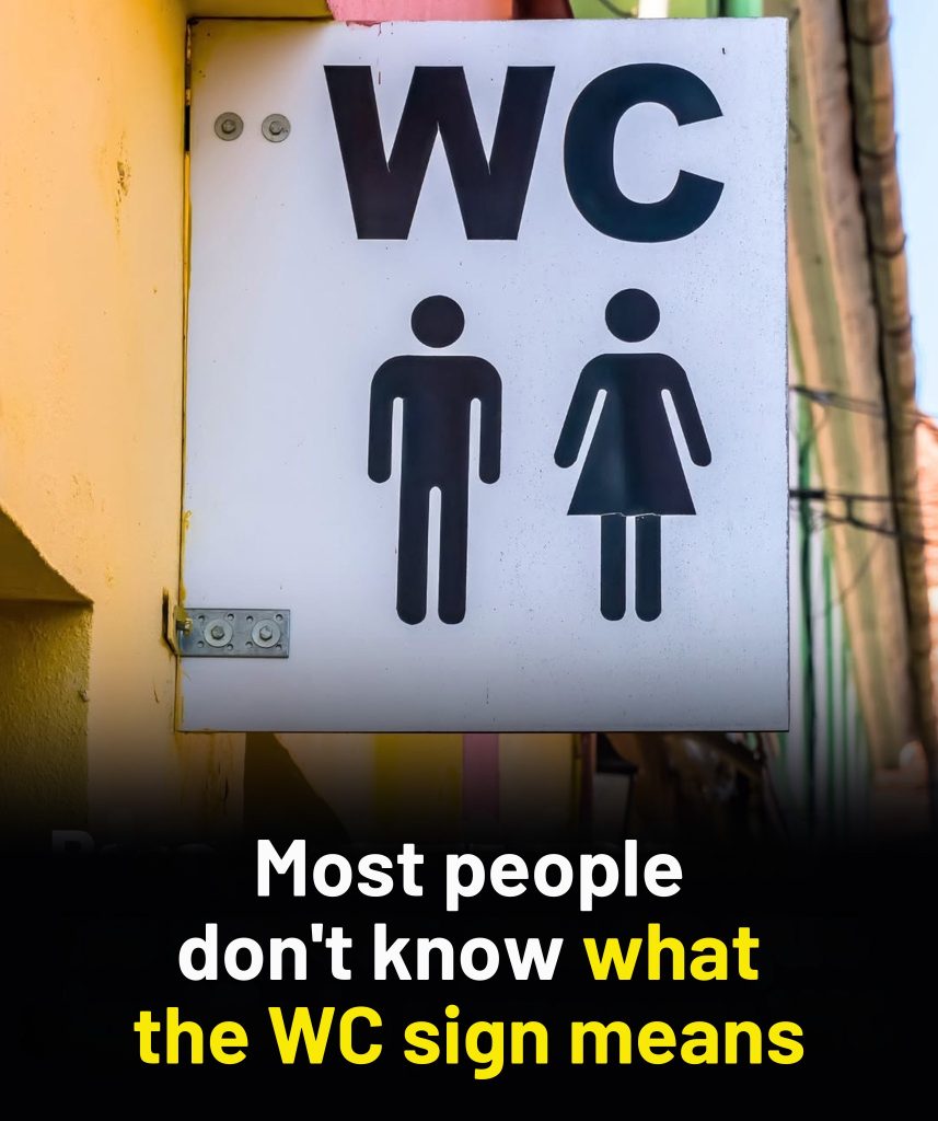 What does the WC sign mean?