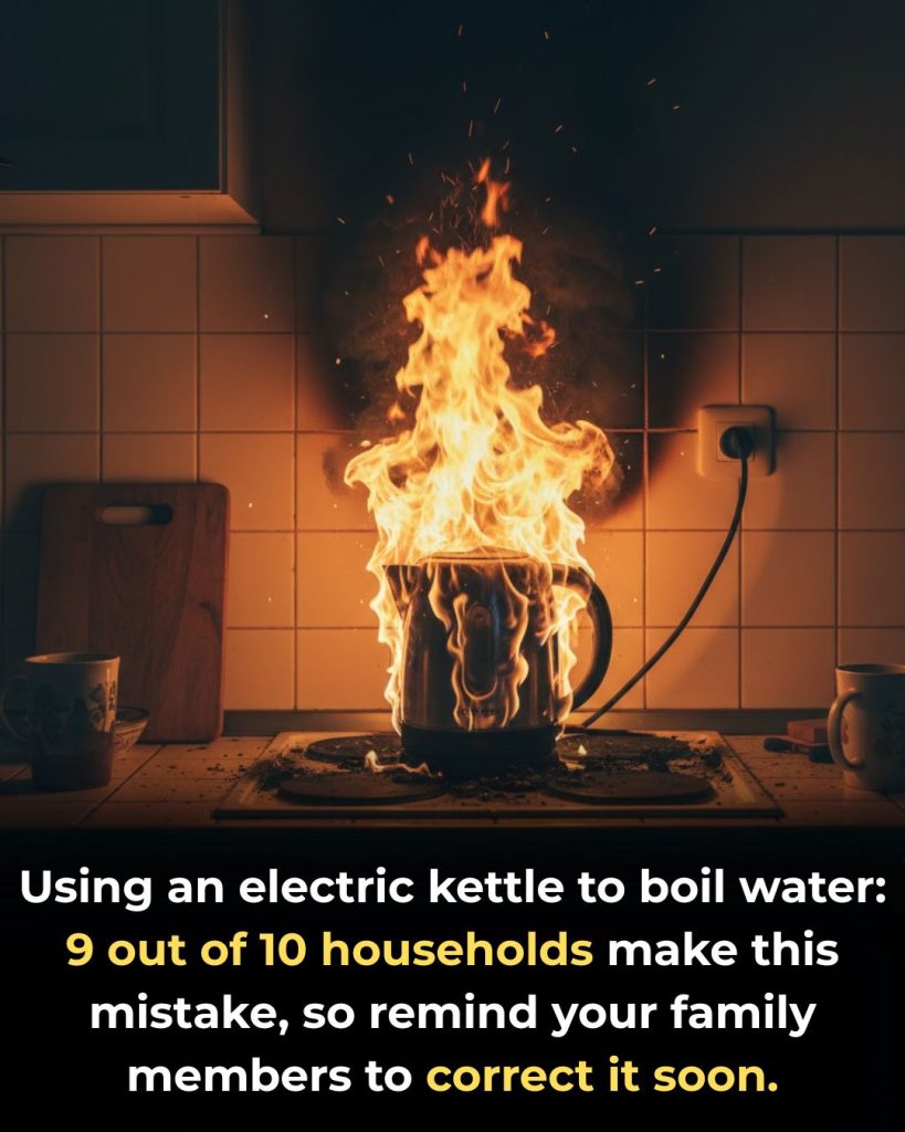 Using an electric kettle to boil water: 9 out of 10 households make this mistake, so remind your family members to correct it soon