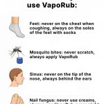 10 uses for VapoRub