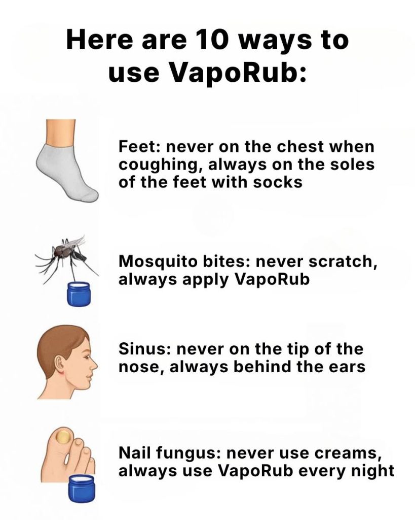 10 uses for VapoRub