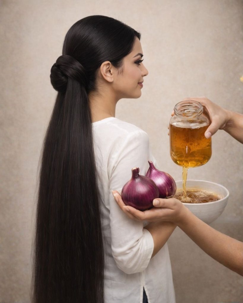 🧅 Liquid Gold for Your Hair: How to Make Homemade Onion Oil to Support Hair Growth Naturally 🚀