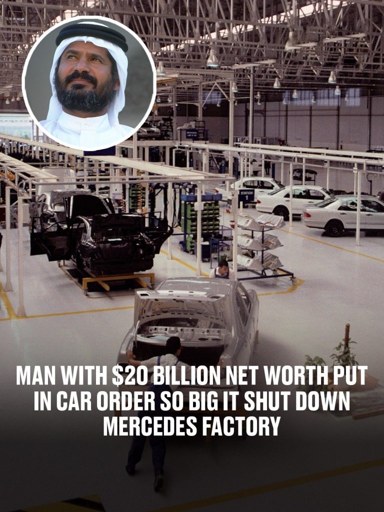 Man with $20 billion net worth put in car order so big it shut down Mercedes factory