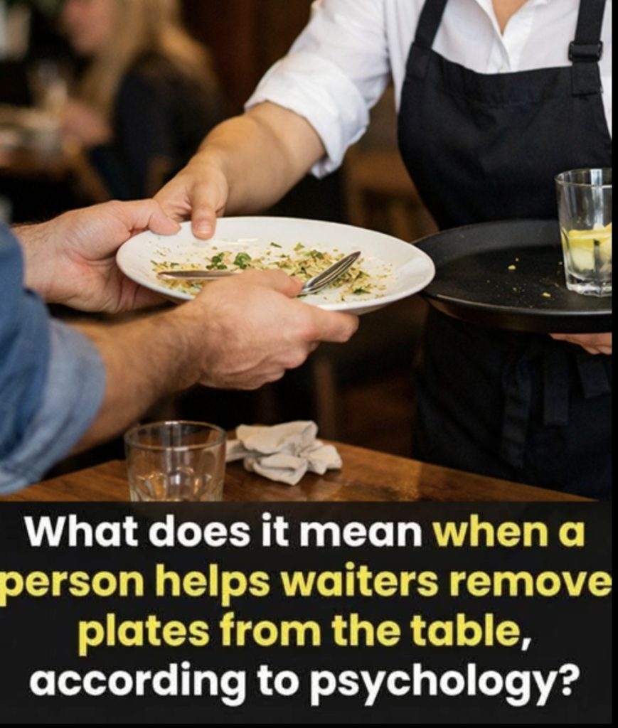 What does it mean when a person help waiters, according to psychology
