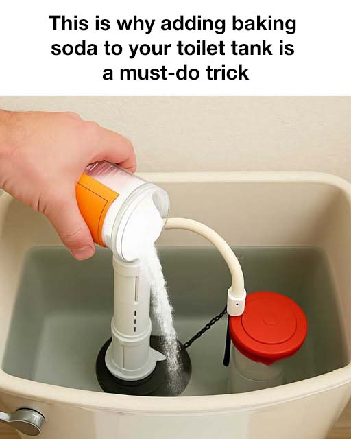 This is why adding baking soda to your toilet tank is a must-do trick