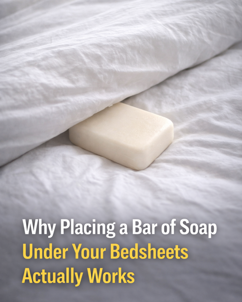 Why Placing a Bar of Soap Under Your Bedsheets Actually Works