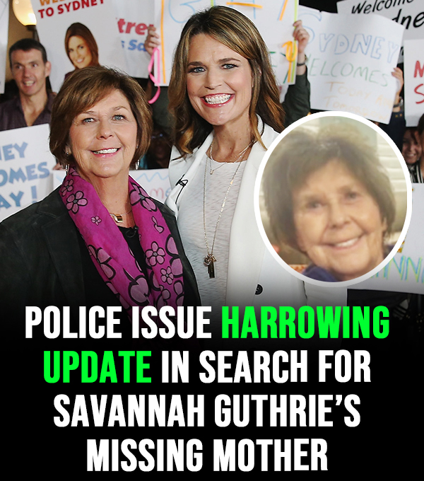 Police issue harrowing update in search for Savannah Guthrie’s missing mother