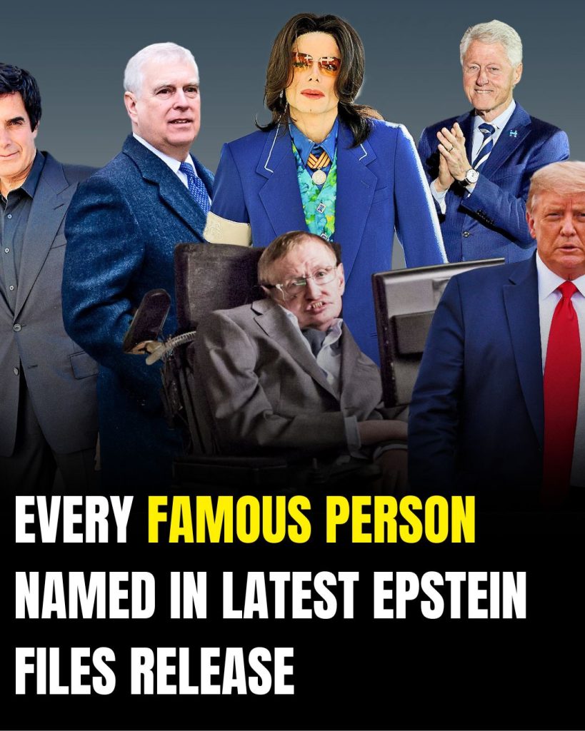 Every famous name mentioned in latest Epstein files release
