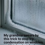 My grandma swears by this trick to stop icy condensation on windows and it takes just 4 mins. Here’s how it works