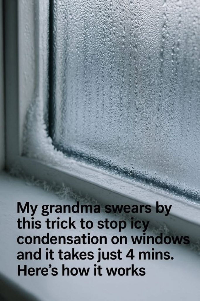 My grandma swears by this trick to stop icy condensation on windows and it takes just 4 mins. Here’s how it works